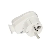 Kostki, złączki, wtyczki - Timex Wtyczka kątowa rozbieralna z wyłącznikiem i kontrolką WT-ŁK WT-ŁK - miniaturka - grafika 1