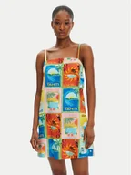 Sukienki - Roxy Sukienka letnia Atlas Playa Blanca ERJWD03860 Kolorowy Regular Fit - miniaturka - grafika 1