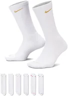 Majtki męskie - Nike Skarpety długie 6-PAK Everyday Plus Cushioned Białe Dri-FIT r M / 38-42 - miniaturka - grafika 1