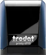 Pieczątki - Trodat PIECZĄTKA TRODAT 4910 NIEBIESKA - PODUSZKA CZARNA 26X9MM - miniaturka - grafika 1