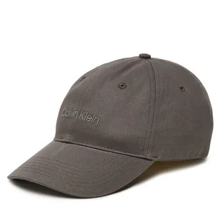 Czapka z daszkiem Calvin Klein Logo Embroidery LV04D5003G Szary - Czapki męskie - miniaturka - grafika 1