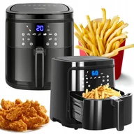 Frytownice gastronomiczne - XXL Frytkownica Frytownica Beztłuszczowa 7L 1900W do Frytek Kurczaka Ryb - miniaturka - grafika 1