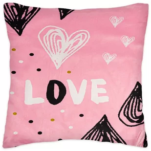 JUNYI POLSKA SP. Z O. O. Poszewka 40 x 40 Dekoracyjna Heart Velvet 02 1226814 - Poszewki na poduszki - miniaturka - grafika 1