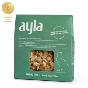 Ayla Filet Z Piersi Kurczaka Nature Liofilizowany Przysmak Dla Kota - Przysmaki dla kotów - miniaturka - grafika 1
