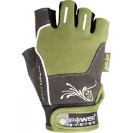 Rękawice do ćwiczeń - Rękawice fitness Power System  Fitness Rukavice Womans Power Zelené S - miniaturka - grafika 1