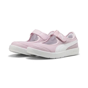 Dziecięce sneakersy Courtflex v3 Lina V PUMA Rose Mauve White Pink - Odzież sportowa dziecięca - miniaturka - grafika 1