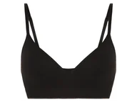 Biustonosze - esmara® Biustonosz damski soft bezszwowy (Czarny, 75B) - miniaturka - grafika 1