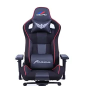 Fotele gamingowe - Fotel OCPC GAMING Fuoco Czarno-czerwony - miniaturka - grafika 1