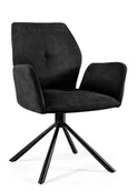 Krzesła - Krzesło obrotowe Alice - Czarny - miniaturka - grafika 1