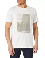 Koszulki męskie - Camel Active 4096405T24 T-Shirt Męski, Broken White, Xl - miniaturka - grafika 1