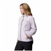 Bluzy sportowe damskie - Bluza damska Columbia Essential Hike™ Grid Fleece Full Zip Rozmiar: M / Kolor: fioletowy - miniaturka - grafika 1