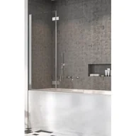 Parawany nawannowe - Radaway Nes PND I  lewy 100x200 chrom przejrzyste 10010100-01-01L - miniaturka - grafika 1