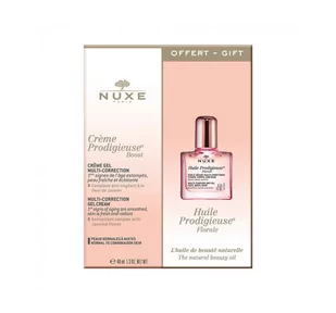 Nuxe Prodigieuse promocyjny zestaw żelowy krem do skóry normalnej i mieszanej 40 ml + suchy olejek do twarzy ciała i włosów Florale 10 ml GRATIS! - Zestawy kosmetyków damskich - miniaturka - grafika 1