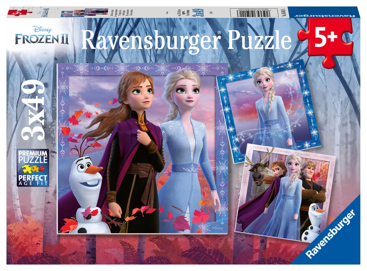 Ravensburger Puzzle 3x49 Frozen 2