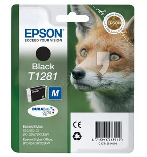 Epson Tusz Stylus SX425 T1281 Black 5,9ml - Dodatki do drukarek i skanerów - miniaturka - grafika 2