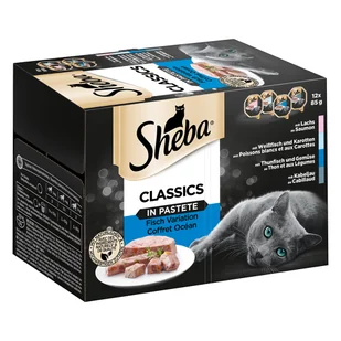 Sheba Zestaw tacki, 48 x 85 g - Classics + Warzywa, 12 x 85 g - Mokra karma dla kotów - miniaturka - grafika 7