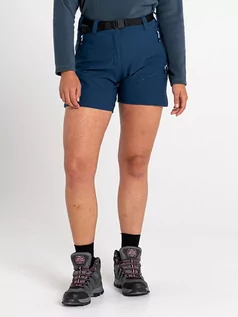 Spodnie sportowe damskie - Dare 2b Szorty funkcyjne "Melodic Pro" w kolorze granatowym - grafika 1