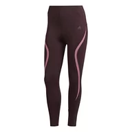 Legginsy - adidas Damskie legginsy Tlrd Lux 78 Tig, marsom/różowy, S, Marsom/Rosgoz, S - miniaturka - grafika 1