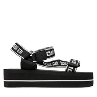 Sandały damskie - Sandały Big Star Shoes NN274A525 Czarny - miniaturka - grafika 1