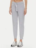 Spodnie sportowe damskie - DKNY Sport Spodnie dresowe DP5P3496 Szary Regular Fit - miniaturka - grafika 1