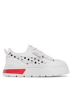 Puma Sneakersy Mayze Stack Miraculous Jr 393906 02 Biały - Buty dla dziewczynek - miniaturka - grafika 1