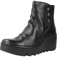 Botki damskie - Fly London Damskie botki BROM344FLY, czarne, 9 UK - miniaturka - grafika 1