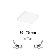 Oprawy, klosze i abażury - Paulmann Veluna Edge LED IP44 4000K 9x9cm - miniaturka - grafika 1
