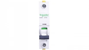 Schneider Electric Wyłącznik nadprądowy iC60N 1P D40 6kA A9F05140 - Bezpieczniki elektryczne - miniaturka - grafika 1