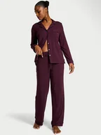 Piżamy damskie - Victoria's Secret Długa piżama z modalu - miniaturka - grafika 1