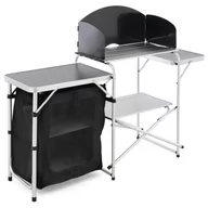 Meble turystyczne - Kuchnia kempingowa z półkami - miniaturka - grafika 1