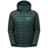 Kurtki i kamizelki sportowe damskie - Kurtka zimowa damska Montane F Anti Freeze Hoodie Rozmiar: S / Kolor: ciemnozielony - miniaturka - grafika 1