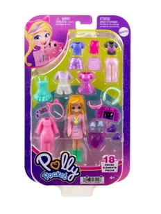 Mattel, Polly Pocket, Zestaw Modowy Przebieranki - Lalki dla dziewczynek - miniaturka - grafika 1