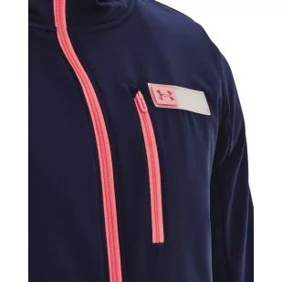 Bluza damska Under Armour Mixed Media FZ - Bluzy sportowe damskie - miniaturka - grafika 4
