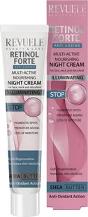Multiaktywny odżywczy krem do twarzy na noc / Revuele Retinol Forte Multi-Active Nourishing Night Cream (50 ml) - Kremy do twarzy - miniaturka - grafika 1