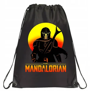 P015 PLECAK WOREK NA BUTY STAR WARS GWIEZDNE WOJNY THE MANDALORIAN - Torby szkolne - miniaturka - grafika 1