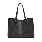 Torebki damskie - Fossil Womens Kier Tote, Black, 39,4 cm dł. x 12,7 cm szer. x 29,2 cm wys, czarny, 39.4 cm L x 12.7 cm W x 29.2 cm H - miniaturka - grafika 1