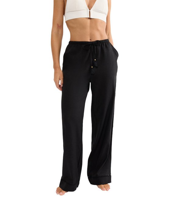 Długie spodnie lniane damskie Triumph Summer Wear Trousers 01-40