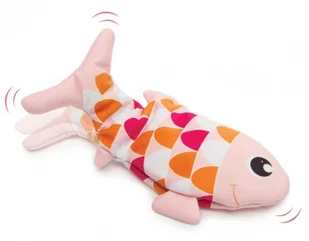 CATIT Groovy fish zabawka dla kota z kocimiętką ładowana USB 25cm - kol. różowy - Zabawki dla kotów - miniaturka - grafika 1