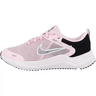 Nike Downshifter Sneaker 12 (GS), Pink Foam Flat Pewter Black, 37.5 EU - Buty dla dziewczynek - miniaturka - grafika 1