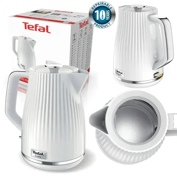 Czajnik Elektryczny Tefal Bezprzewodowy Profesjonalny Loft Biały 1,7l 2400w