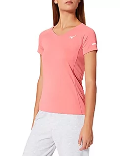 Koszulki i topy damskie - Mizuno Alpha Sun Protect t-shirt damski, Ró?owy herbaciany, L - grafika 1