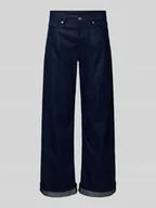 Spodnie damskie - Jeansy z szeroką nogawką z mieszanki bawełny model ‘LINA SHINE’ - miniaturka - grafika 1