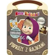 Książki edukacyjne - Egmont Podróże z bajkami. Chwyć kolorowankę Masza i Niedźwiedź WSEGMB0UC013603 - miniaturka - grafika 1
