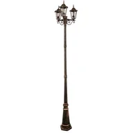 Lampy ogrodowe - Polux Słupek 250cm LIGURIA 3X20W E27 payna IP43 SANICO - miniaturka - grafika 1