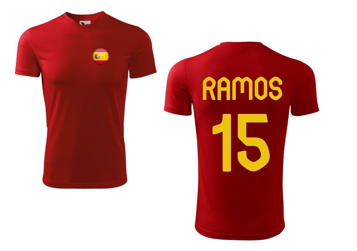 Treningowa Koszulka HISZPANIA RAMOS 15
