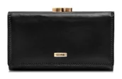 Portfele - OCHNIK SL-128-99 skórzany portfel damski – klasyka w czerni SL-128-99 - miniaturka - grafika 1