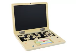 Tablica Drewniana Laptop Kreda - Tablice dla dzieci - miniaturka - grafika 3