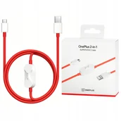 Kable USB - Kabel z wbudowaną ładowarką na smartwatch OnePlus 80W SUPERVOOC długi mocny - miniaturka - grafika 1