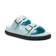 Klapki i japonki damskie - Birkenstock Skórzane klapki ST BARTHS - miniaturka - grafika 1