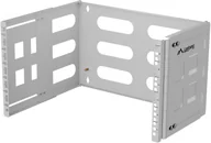 Akcesoria do szaf serwerowych - UCHWYT ŚCIENNY RACK 19" 6U 497X400/240 SZARY LANBERG FB01-5406-10S - miniaturka - grafika 1